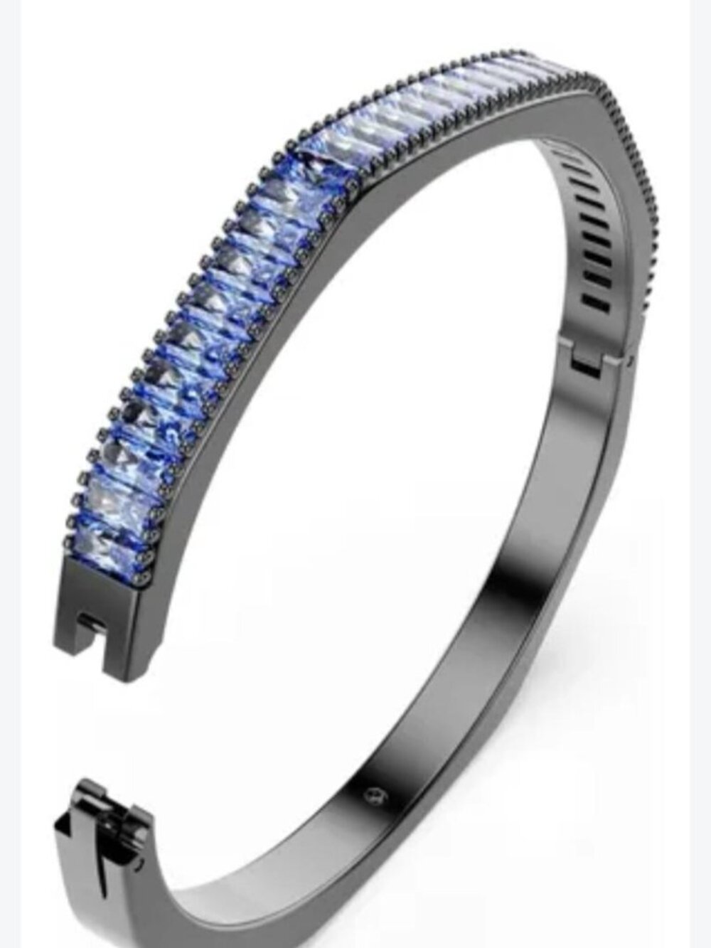 Swarovski Matrix Grey Bangle Bracelet